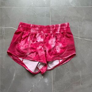 Hotty Hot Red Washed Shorts